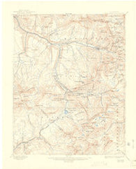 Telluride Colorado Historical topographic map, 1:62500 scale, 15 X 15 Minute, Year 1904
