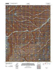 Tercio Colorado Historical topographic map, 1:24000 scale, 7.5 X 7.5 Minute, Year 2010