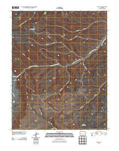 Tercio Colorado Historical topographic map, 1:24000 scale, 7.5 X 7.5 Minute, Year 2010