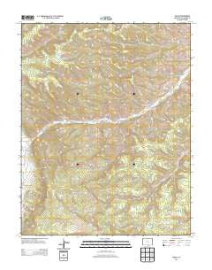 Tercio Colorado Historical topographic map, 1:24000 scale, 7.5 X 7.5 Minute, Year 2013