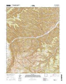 Tercio Colorado Current topographic map, 1:24000 scale, 7.5 X 7.5 Minute, Year 2016