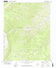 Tercio Colorado Historical topographic map, 1:24000 scale, 7.5 X 7.5 Minute, Year 1971