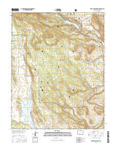 Terrace Reservoir Colorado Current topographic map, 1:24000 scale, 7.5 X 7.5 Minute, Year 2016