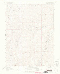 Texas Mountain Colorado Historical topographic map, 1:24000 scale, 7.5 X 7.5 Minute, Year 1964