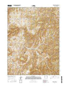 Texas Creek Colorado Current topographic map, 1:24000 scale, 7.5 X 7.5 Minute, Year 2016