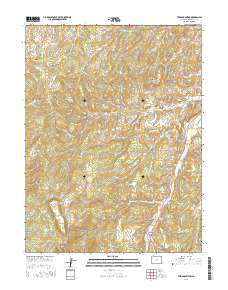 Texas Mountain Colorado Current topographic map, 1:24000 scale, 7.5 X 7.5 Minute, Year 2016