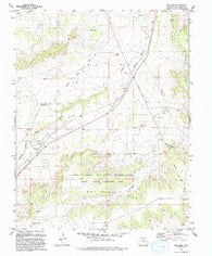 Thatcher Colorado Historical topographic map, 1:24000 scale, 7.5 X 7.5 Minute, Year 1993