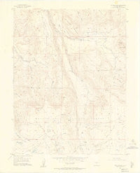The Meadows Colorado Historical topographic map, 1:24000 scale, 7.5 X 7.5 Minute, Year 1955