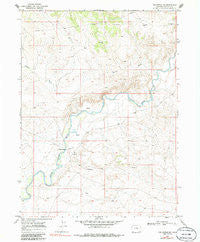 The Nipple NE Colorado Historical topographic map, 1:24000 scale, 7.5 X 7.5 Minute, Year 1969