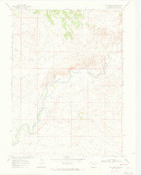 The Nipple NE Colorado Historical topographic map, 1:24000 scale, 7.5 X 7.5 Minute, Year 1969