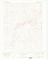 The Nipple NE Colorado Historical topographic map, 1:24000 scale, 7.5 X 7.5 Minute, Year 1969