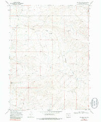 The Nipple SE Colorado Historical topographic map, 1:24000 scale, 7.5 X 7.5 Minute, Year 1969