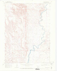 The Nipple Colorado Historical topographic map, 1:24000 scale, 7.5 X 7.5 Minute, Year 1969