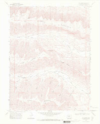 The Saddle Colorado Historical topographic map, 1:24000 scale, 7.5 X 7.5 Minute, Year 1968
