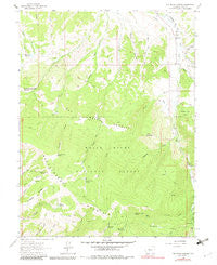 The Seven Hermits Colorado Historical topographic map, 1:24000 scale, 7.5 X 7.5 Minute, Year 1962