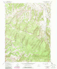 The Seven Hermits Colorado Historical topographic map, 1:24000 scale, 7.5 X 7.5 Minute, Year 1962