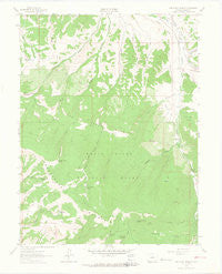 The Seven Hermits Colorado Historical topographic map, 1:24000 scale, 7.5 X 7.5 Minute, Year 1962