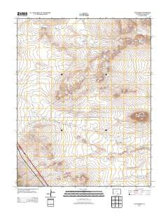 The Hogback Colorado Historical topographic map, 1:24000 scale, 7.5 X 7.5 Minute, Year 2013