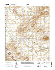 The Hogback Colorado Current topographic map, 1:24000 scale, 7.5 X 7.5 Minute, Year 2016
