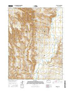 The Nipple Colorado Current topographic map, 1:24000 scale, 7.5 X 7.5 Minute, Year 2016