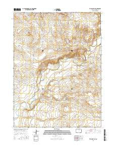 The Nipple NE Colorado Current topographic map, 1:24000 scale, 7.5 X 7.5 Minute, Year 2016