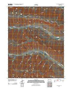 The Saddle Colorado Historical topographic map, 1:24000 scale, 7.5 X 7.5 Minute, Year 2010