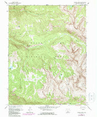 Thimble Rock Colorado Historical topographic map, 1:24000 scale, 7.5 X 7.5 Minute, Year 1960