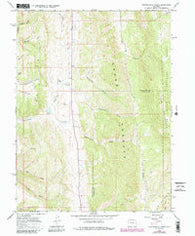 Thirteenmile Creek Colorado Historical topographic map, 1:24000 scale, 7.5 X 7.5 Minute, Year 1966