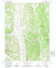 Thirteenmile Creek Colorado Historical topographic map, 1:24000 scale, 7.5 X 7.5 Minute, Year 1966