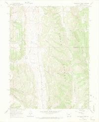 Thirteenmile Creek Colorado Historical topographic map, 1:24000 scale, 7.5 X 7.5 Minute, Year 1966