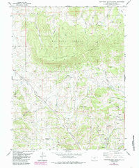Thirtynine Mile Mountain Colorado Historical topographic map, 1:24000 scale, 7.5 X 7.5 Minute, Year 1983