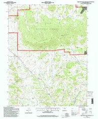 Thirtynine Mile Mountain Colorado Historical topographic map, 1:24000 scale, 7.5 X 7.5 Minute, Year 1994