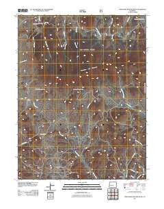Thirtynine Mile Mountain Colorado Historical topographic map, 1:24000 scale, 7.5 X 7.5 Minute, Year 2011