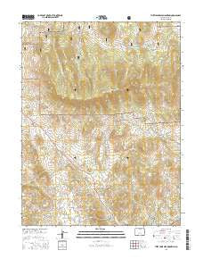 Thirtynine Mile Mountain Colorado Current topographic map, 1:24000 scale, 7.5 X 7.5 Minute, Year 2016