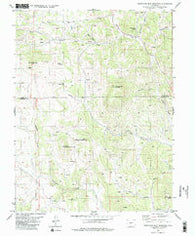 Thirtyone Mile Mountain Colorado Historical topographic map, 1:24000 scale, 7.5 X 7.5 Minute, Year 1983