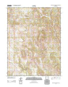 Thirtyone Mile Mountain Colorado Historical topographic map, 1:24000 scale, 7.5 X 7.5 Minute, Year 2013
