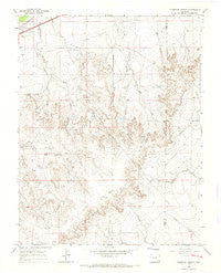 Thompson Arroyo Colorado Historical topographic map, 1:24000 scale, 7.5 X 7.5 Minute, Year 1966