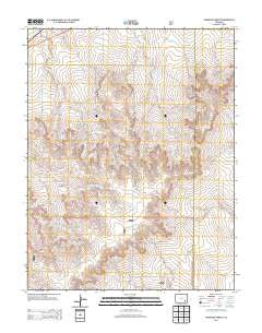 Thompson Arroyo Colorado Historical topographic map, 1:24000 scale, 7.5 X 7.5 Minute, Year 2013