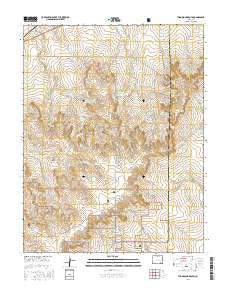 Thompson Arroyo Colorado Current topographic map, 1:24000 scale, 7.5 X 7.5 Minute, Year 2016