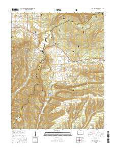 Thompson Park Colorado Current topographic map, 1:24000 scale, 7.5 X 7.5 Minute, Year 2016