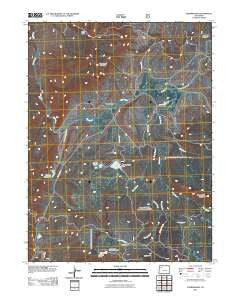 Thornburgh Colorado Historical topographic map, 1:24000 scale, 7.5 X 7.5 Minute, Year 2011