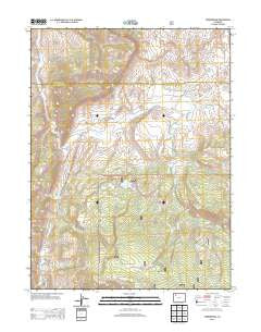 Thornburgh Colorado Historical topographic map, 1:24000 scale, 7.5 X 7.5 Minute, Year 2013