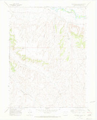 Thornburgh Gulch Colorado Historical topographic map, 1:24000 scale, 7.5 X 7.5 Minute, Year 1969