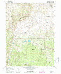 Thornburgh Colorado Historical topographic map, 1:24000 scale, 7.5 X 7.5 Minute, Year 1966