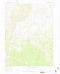 Thornburgh Colorado Historical topographic map, 1:24000 scale, 7.5 X 7.5 Minute, Year 1966