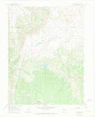Thornburgh Colorado Historical topographic map, 1:24000 scale, 7.5 X 7.5 Minute, Year 1966