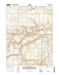 Thurman Colorado Current topographic map, 1:24000 scale, 7.5 X 7.5 Minute, Year 2016