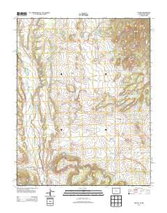 Tiffany Colorado Historical topographic map, 1:24000 scale, 7.5 X 7.5 Minute, Year 2013