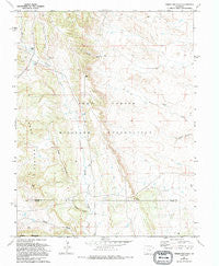 Timber Mountain Colorado Historical topographic map, 1:24000 scale, 7.5 X 7.5 Minute, Year 1961
