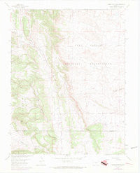 Timber Mountain Colorado Historical topographic map, 1:24000 scale, 7.5 X 7.5 Minute, Year 1961